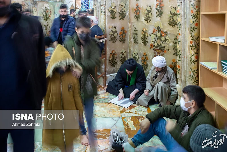 (تصاویر) شب آرزو‌ها در حرم حضرت فاطمه معصومه(س)